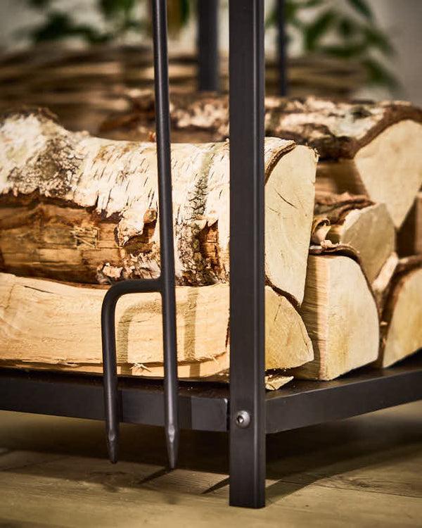 Dibor Fire Tools Set With Log Storage