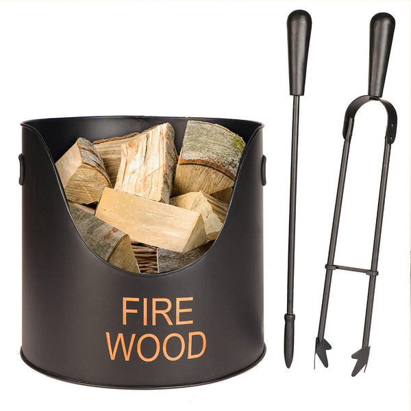 Dibor Firewood Bucket With Tools