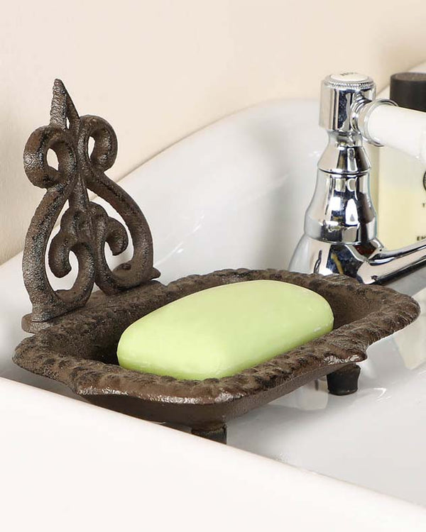 Dibor Fleur De Lys Bathroom Soap Dish