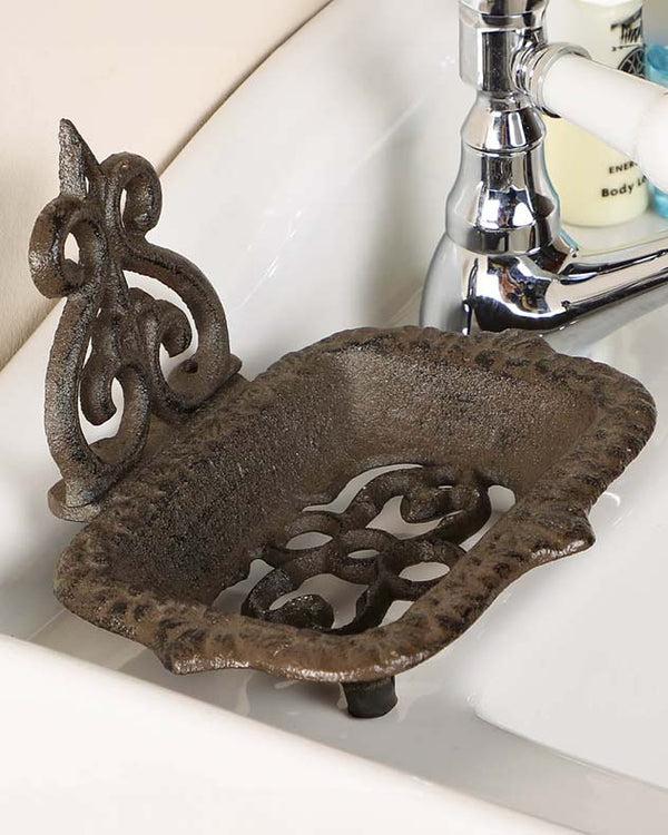 dibor Fleur de Lys Bathroom Soap Dish