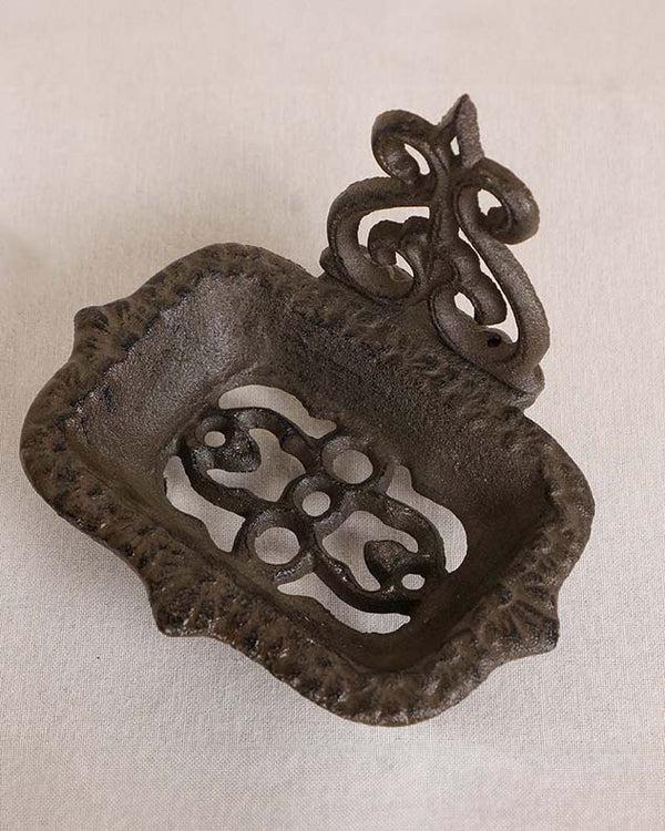 Dibor Fleur De Lys Cast Iron Soap Dish