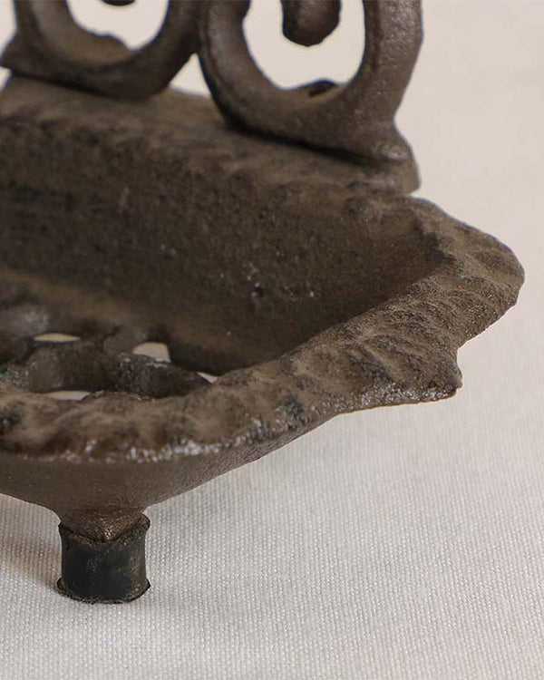 Dibor Fleur De Lys Cast Iron Soap Dish