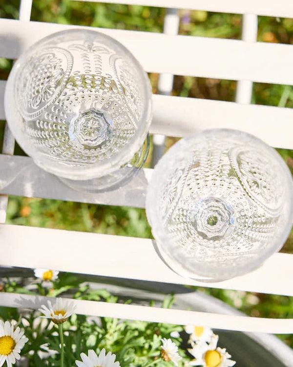 Dibor Fleur De Lys Clear Wine Goblet