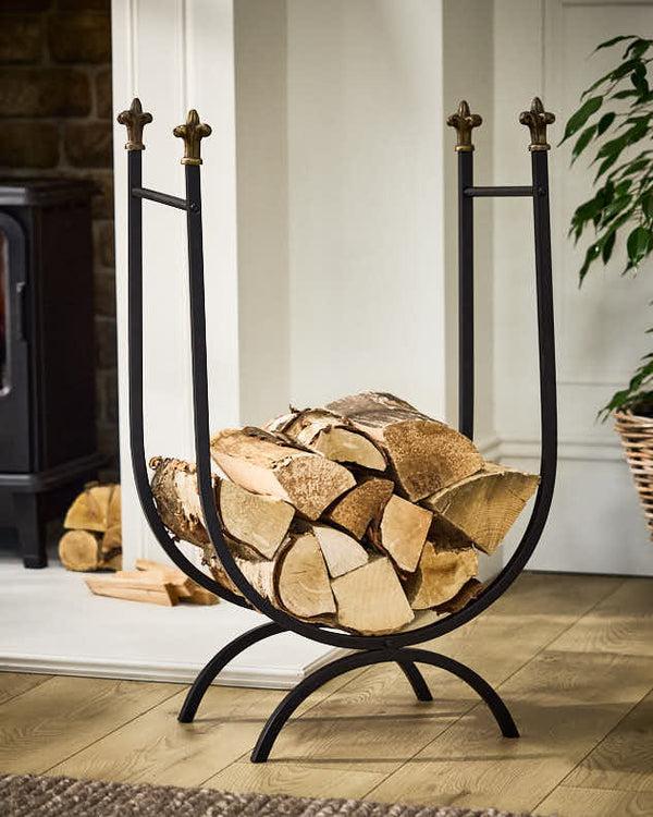 dibor Fleur de Lys Log Holder