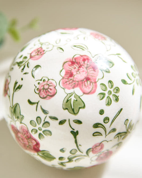 Dibor Floral Ball Ornament
