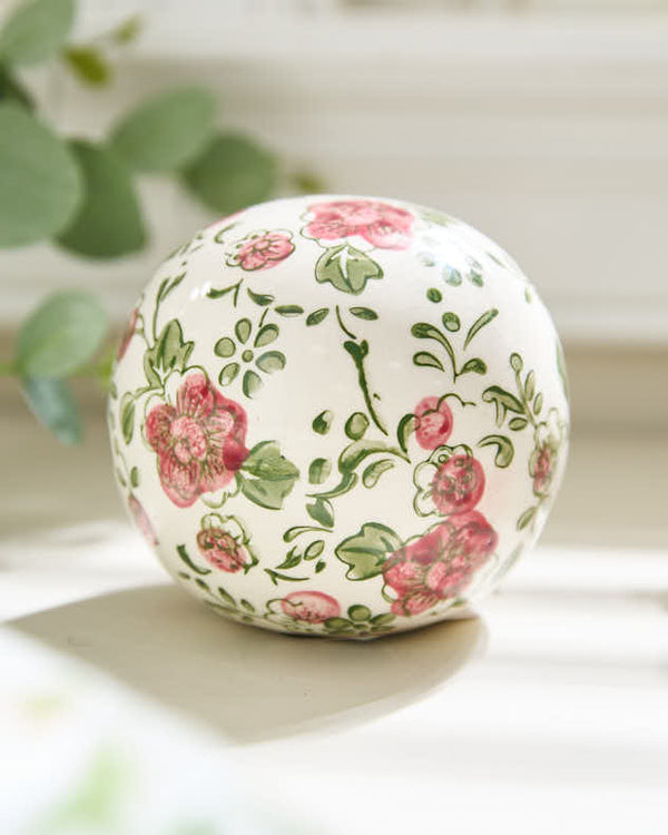 dibor Floral Ball Ornament