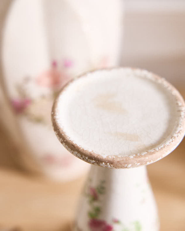 Dibor Floral Ceramic Candle Holder
