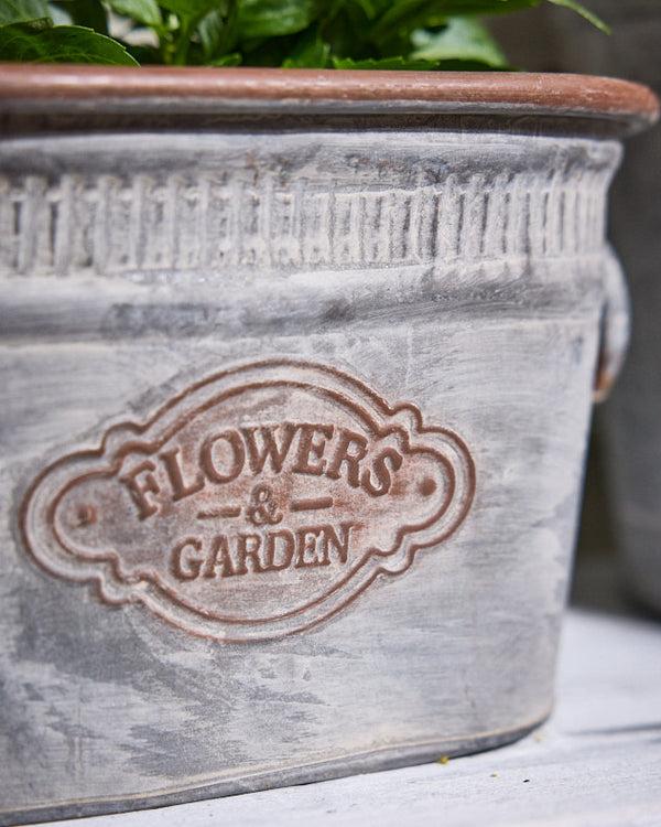 Dibor Flowers & Garden Metal Planters