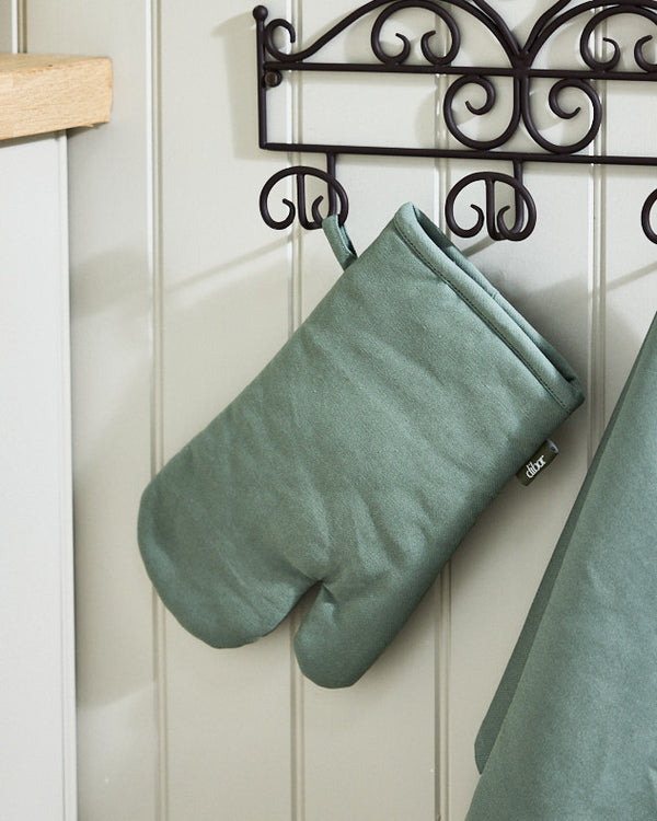 dibor Forest Green Cotton Oven Glove