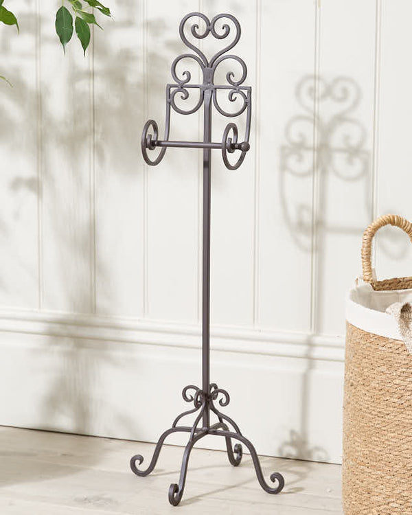 Dibor Freestanding Heart Toilet Roll Holder
