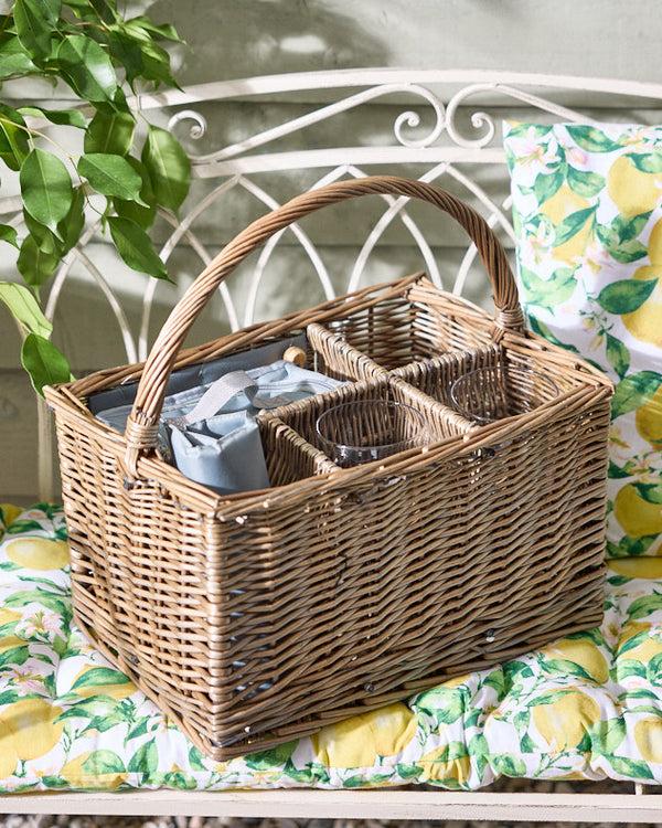 Dibor G&T Alfresco Picnic Hamper Basket