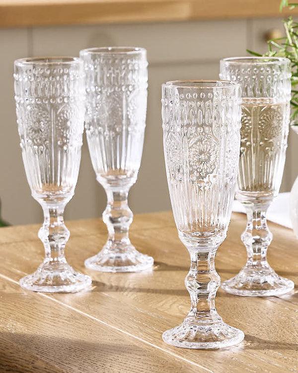 dibor Gallano Clear Champagne Flute