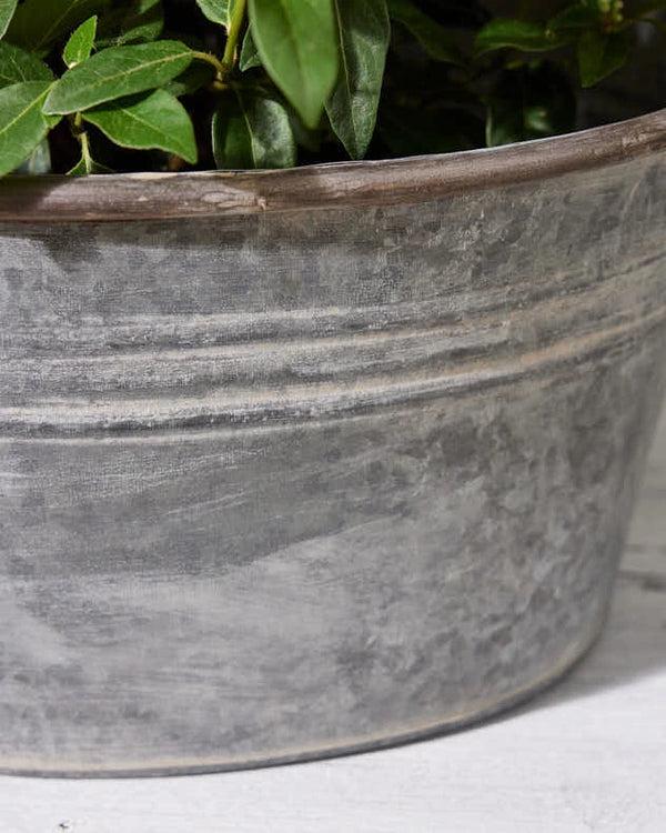 Dibor Galvanised Tub Planter