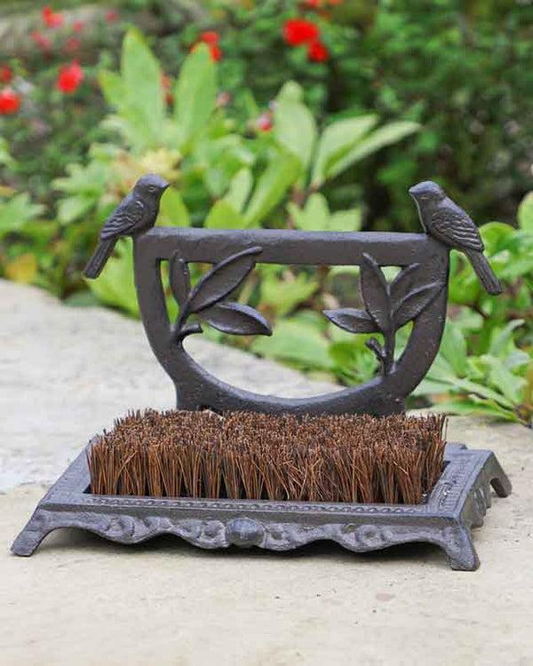 Dibor Garden Birds Boot Brush & Scraper