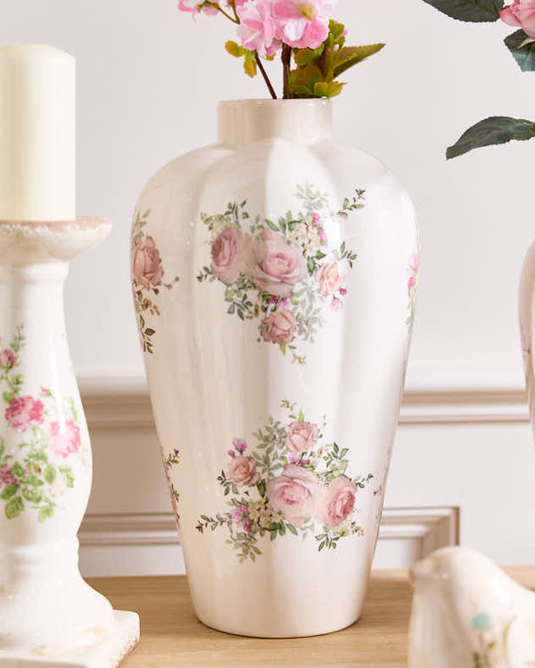 Dibor Garden Rose Urn Vase