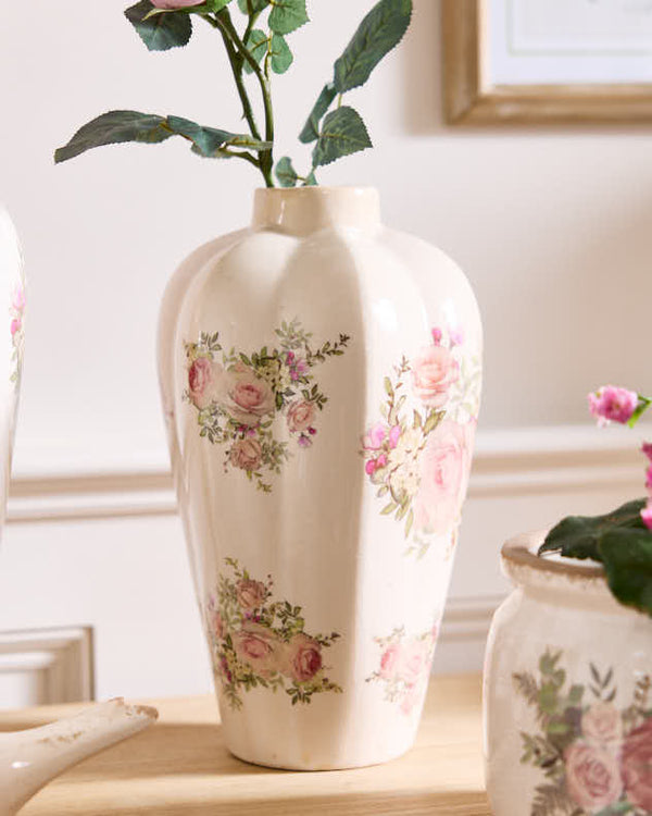 dibor Garden Rose Urn Vase