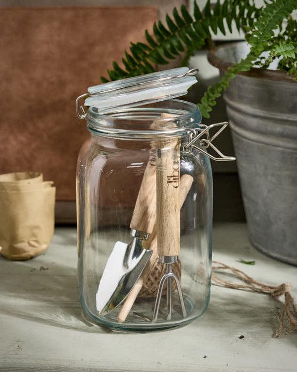 Dibor Gardeners Jar And Tools Gift Set