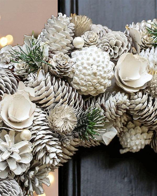 Dibor Giant Morning Frost Wreath 50cm