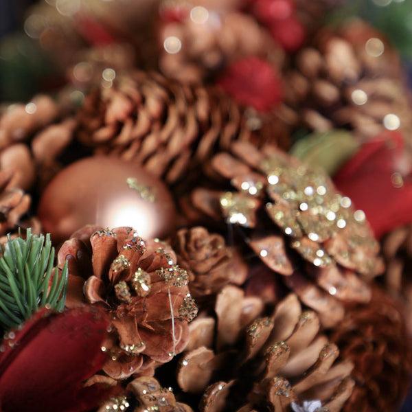 Dibor Giant Red Christmas Candleholder