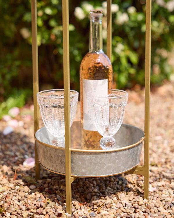 Dibor Gold Band Champagne Ice Bucket
