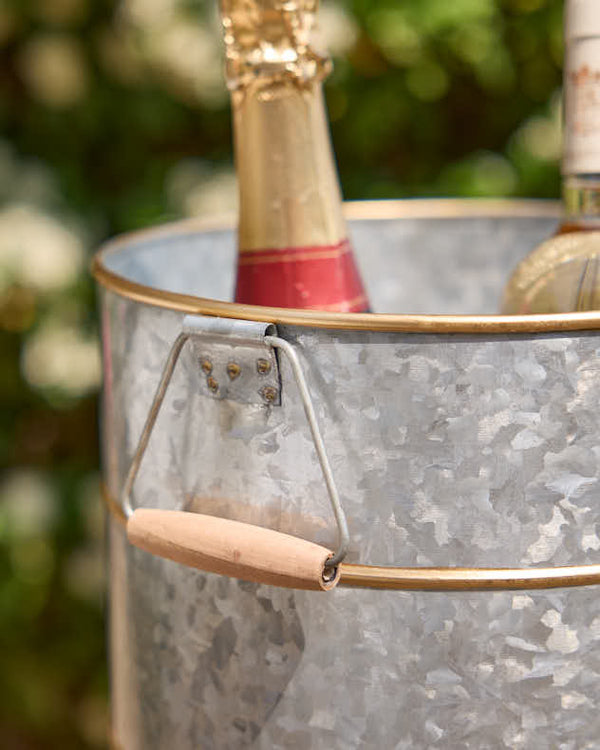 Dibor Gold Band Champagne Ice Bucket