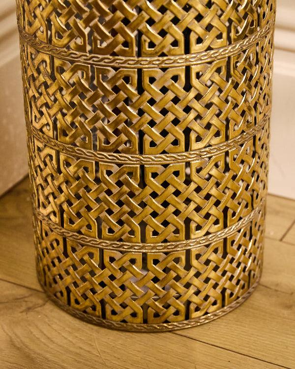 Dibor Gold Lattice Umbrella Stand