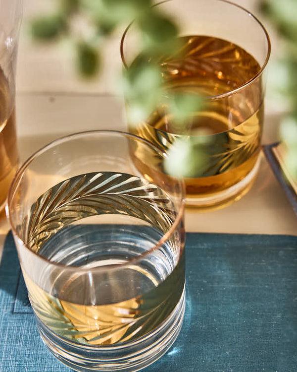 Dibor Gold Leaf Whisky Tumblers