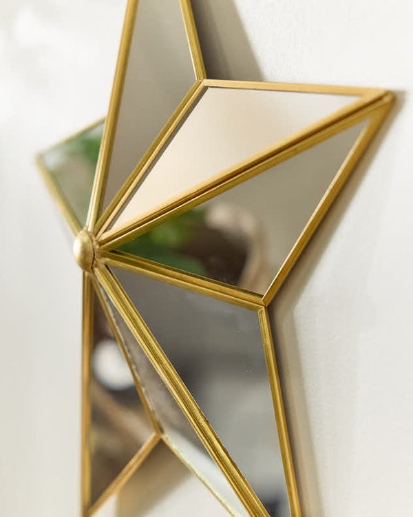 Dibor Gold Star Wall Mirror