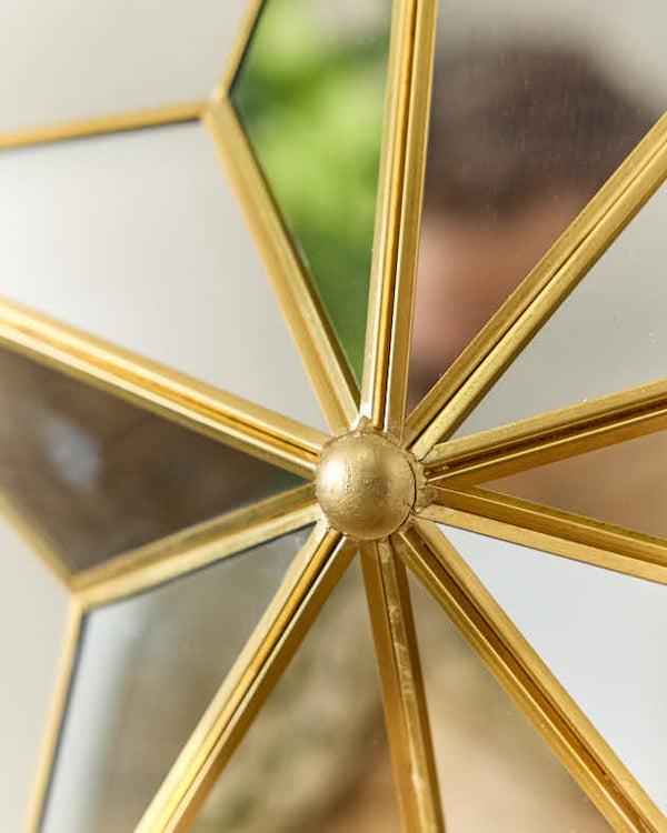 Dibor Gold Star Wall Mirror