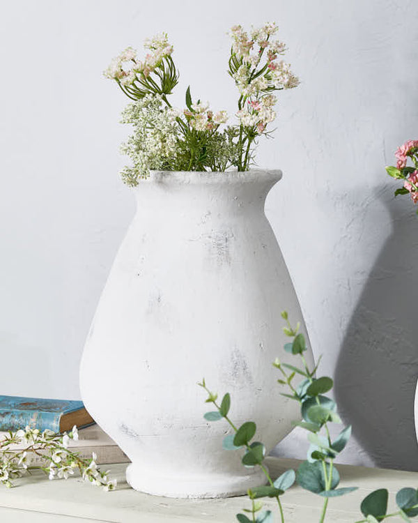 dibor Grecian Inspired Tall Ceramic Vase