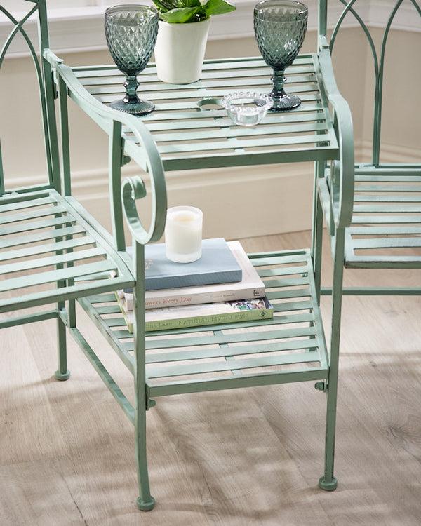 Dibor Green Arched Companion Seat