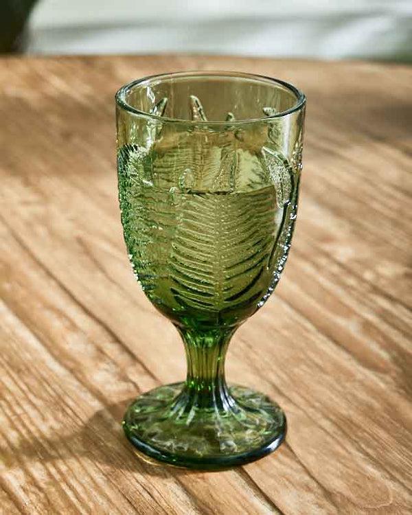 Dibor Green Leaf Wine Goblet