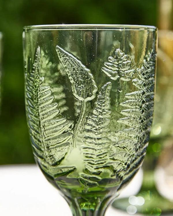 Dibor Green Leaf Wine Goblet