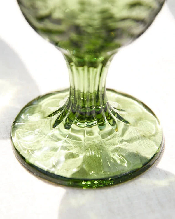 Dibor Green Leaf Wine Goblet