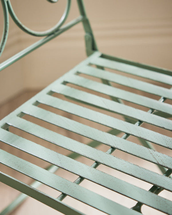 Dibor Green Scrolled 3 Piece Indoor Bistro Set