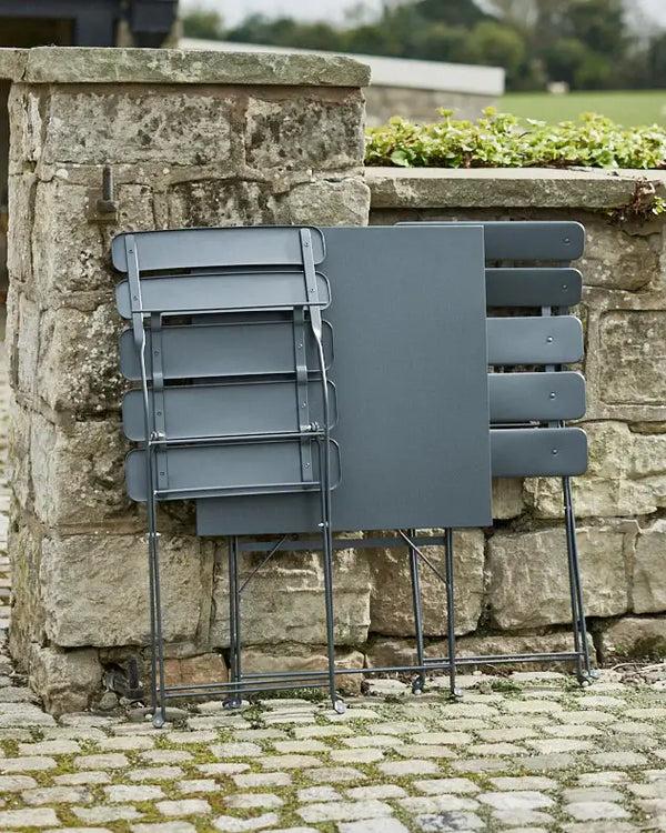 Dibor Grey 2 Person Garden Bistro Set