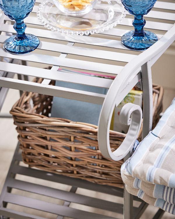 Dibor Grey Arched Companion Seat
