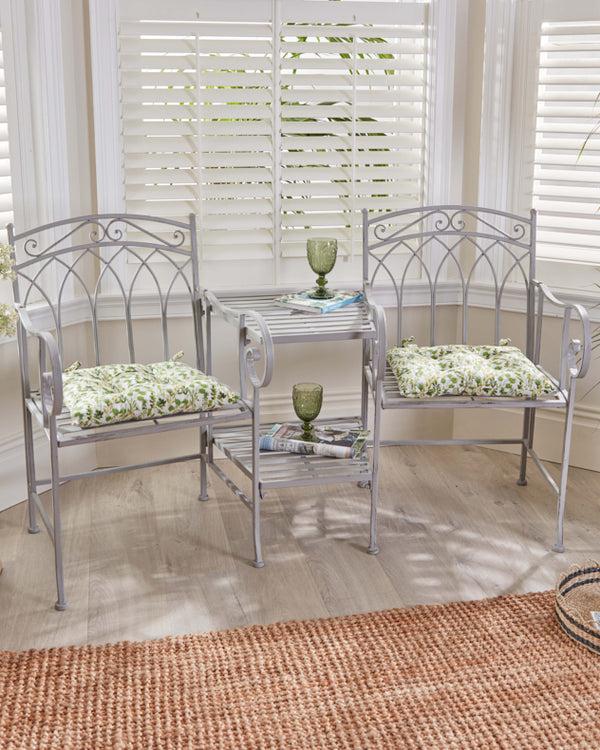 dibor Grey Arched Companion Seat