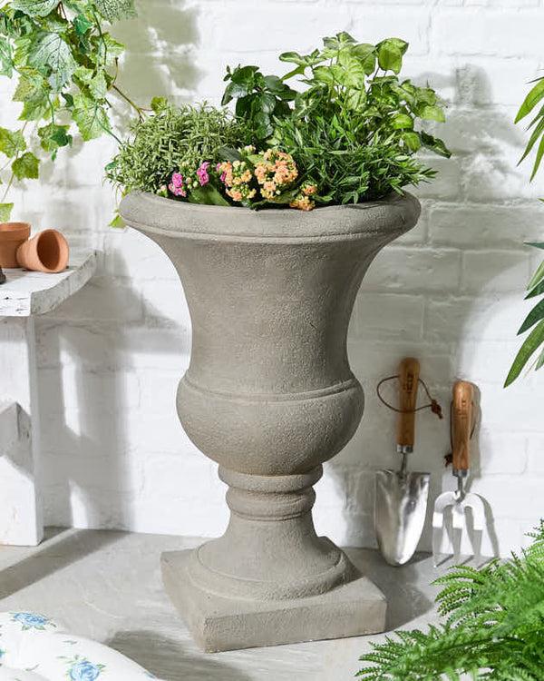 dibor Grey Footed Urn Planter