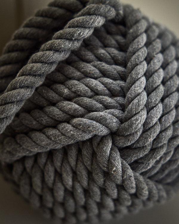 Dibor Grey Jute Rope Doorstop