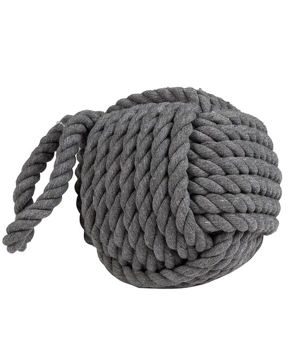 Dibor Grey Jute Rope Doorstop