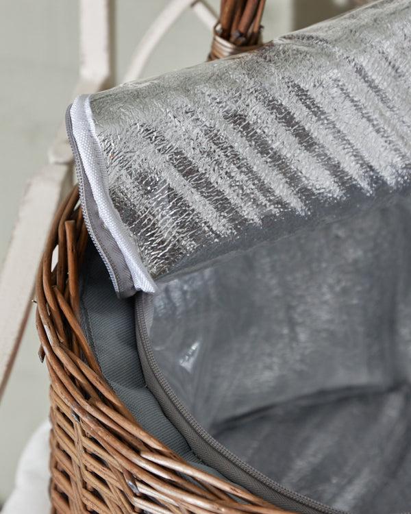 Dibor Grey Picnic Cooler Basket
