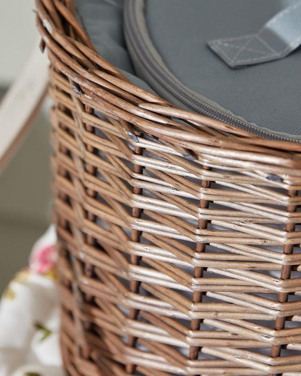 Dibor Grey Picnic Cooler Basket