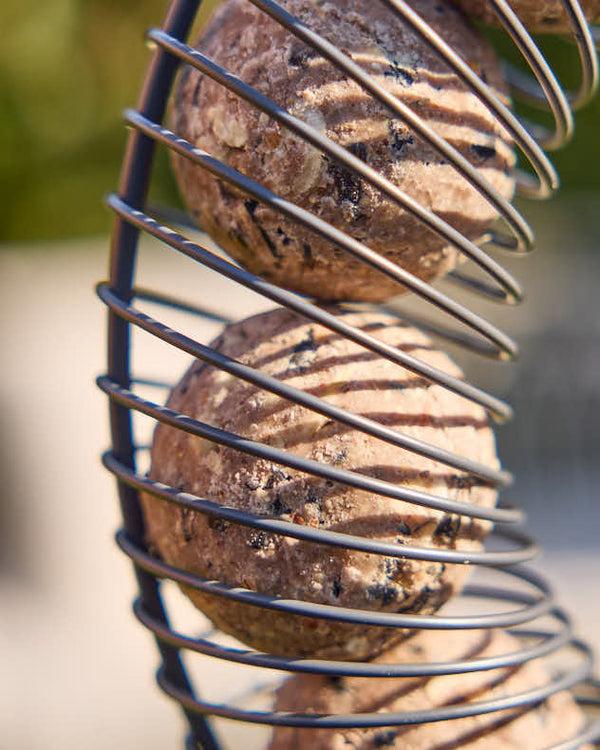 Dibor Grey Round Hanging Bird Feeder