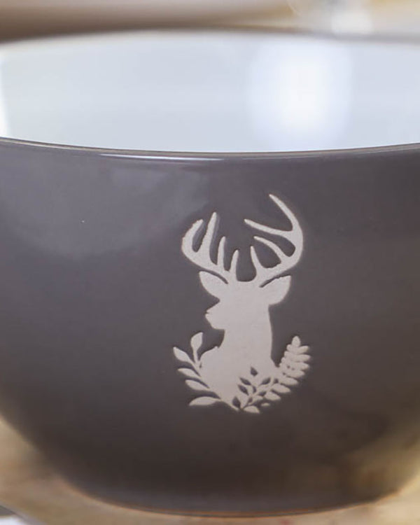 Dibor Grey Stag Bowls