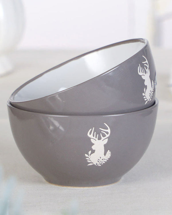Dibor Grey Stag Bowls