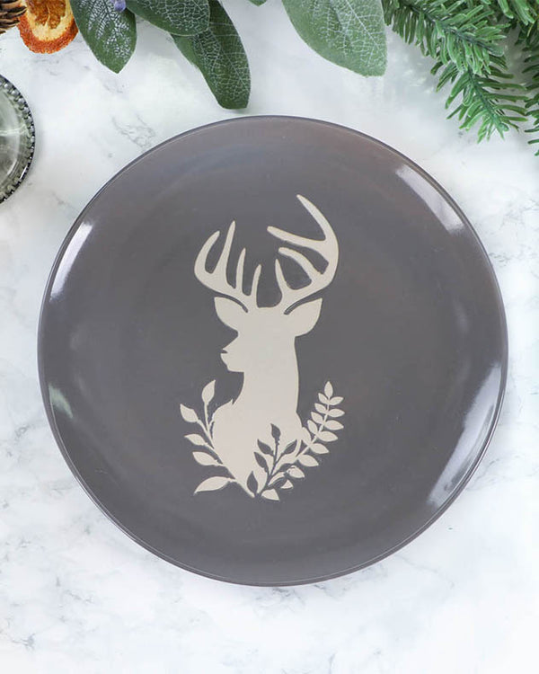 Dibor Grey Stag Side Plates