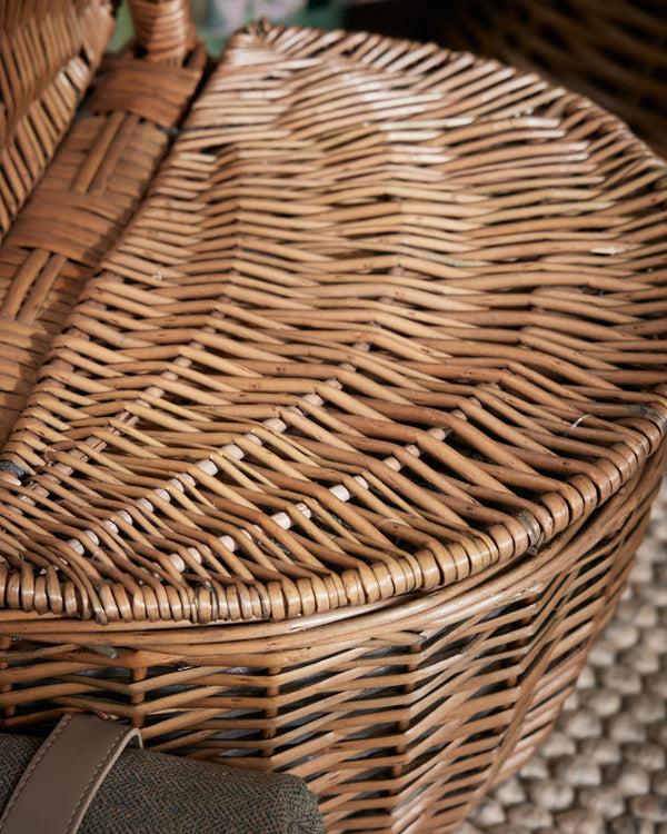 Dibor Grey Tweed 2 Person Picnic Hamper
