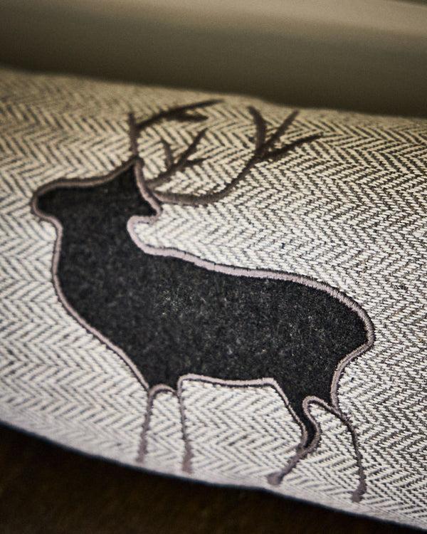 Dibor Grey Tweed Stag Draught Excluder