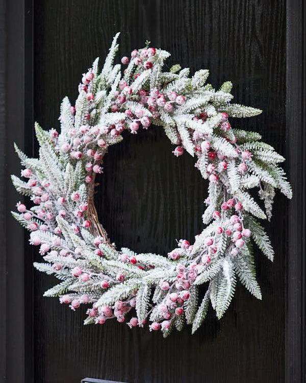 dibor Hampton Frosted Berries Wreath 50cm